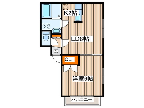 富士マンションの物件間取画像